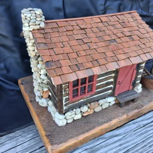 Cabin on the creek lamp